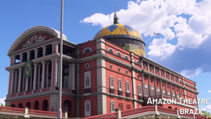 Teatro Amazonas no Flight Simulator